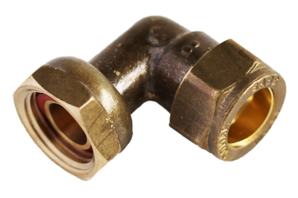 COMPRESSION SWIVEL ELBOW 90 DEG CXFI 15MM – Copper Tubing Africa