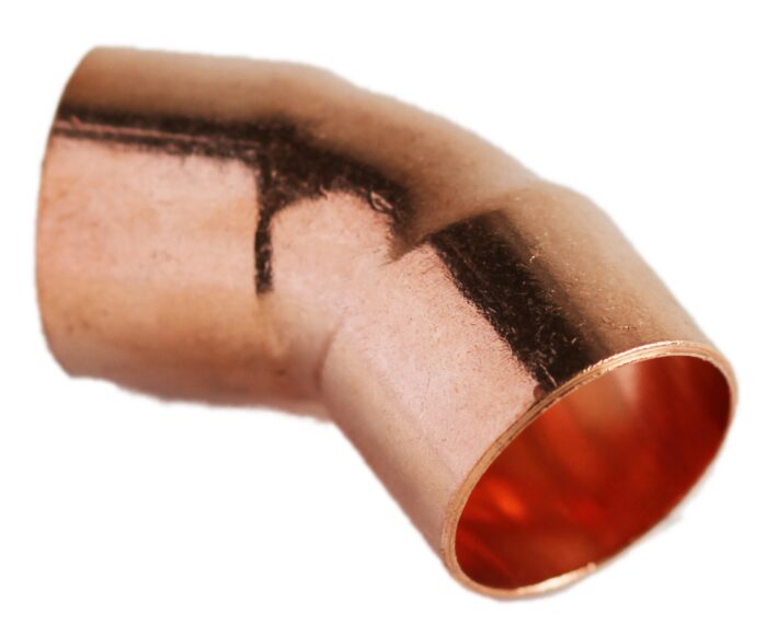 COPPER CAPILLARY 15MM X 45 DEG ELBOW CXC